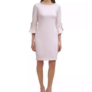 Karl Lagerfeld Blush Sheath knee length dress